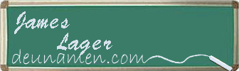 James Lager Visitenkarte